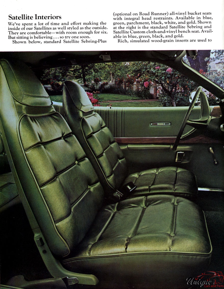 1973 Plymouth Satellite Brochure Page 5